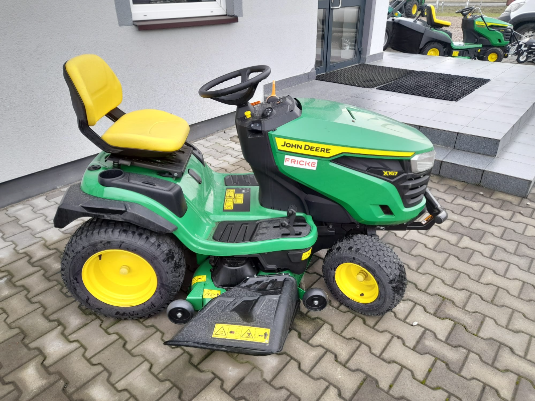 John Deere X167 - Technologie de jardinage/communautaire - Tondeuse autoportée